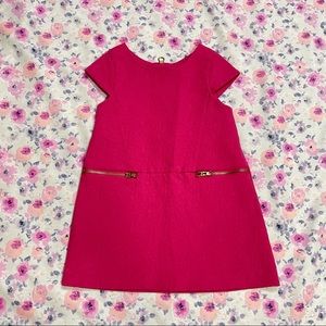Genuine Kids Pink Printed Hold Zipper Dress